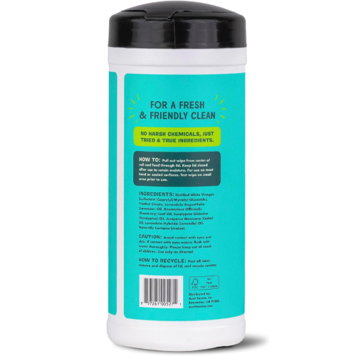 Aunt Fannie's Natural Cleaning Vinegar Wipes , 35 Count.