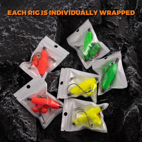 Catfish Rigs – Santee Rig with 5/0 & 6/0 Circle Hooks for Peg Floats, Catfishing Tackle