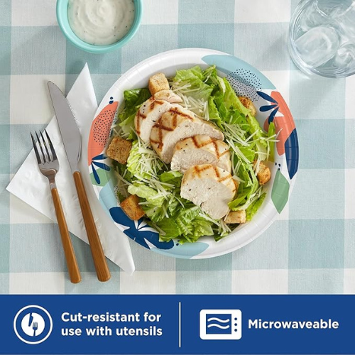 Dixie Medium Paper Plates β 8.5" Disposable, 90 Count