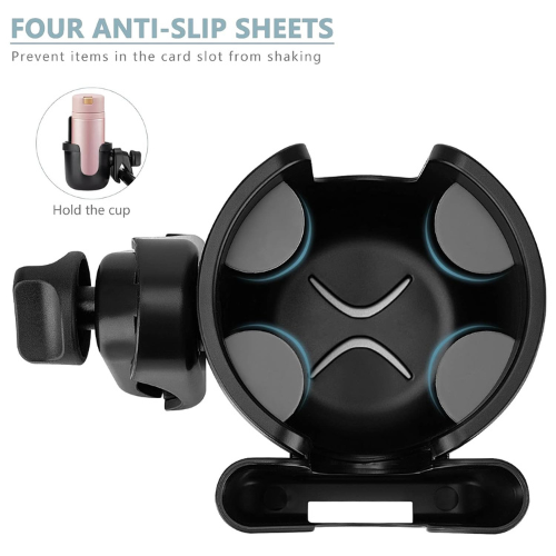 Suranew Universal Adjustable Stroller Cup and Phone Holder