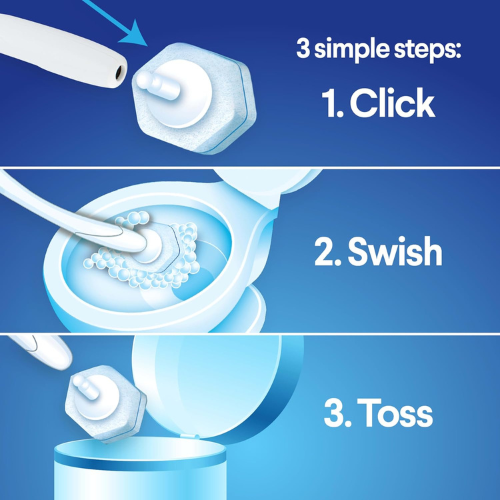 Clorox ToiletWand Toilet Cleaning System , Powerful Bathroom Cleaning & Dorm Room Essential.