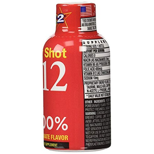 Energy Shot Acai & Pomegranate Stacker 2 B12 – 2oz, Case Pack of 24