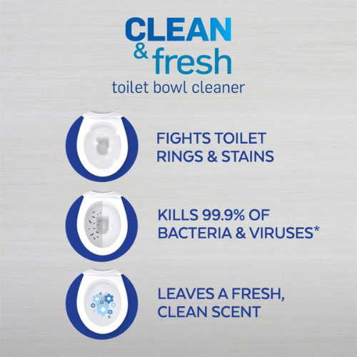 Lysol Toilet Bowl Cleaner Gel – Disinfects , Removes Stains
