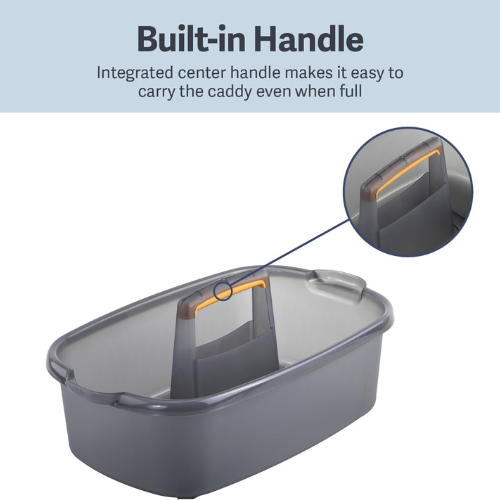 Casabella Plastic Multipurpose Cleaning Caddy with Handle.