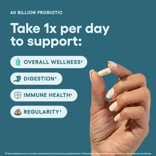 Physician's CHOICE Probiotics – 60 Billion CFU, Digestive & Gut Health, 60ct