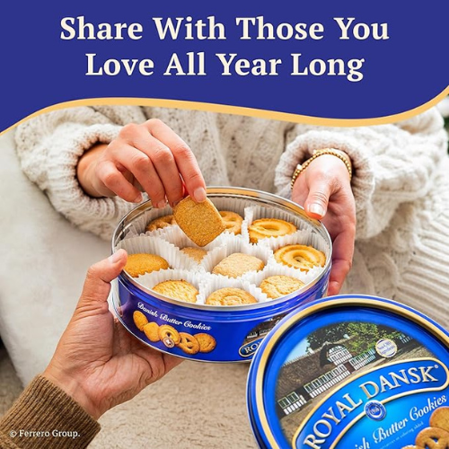 Royal Dansk Danish Butter Cookies β 12 oz Tin (Pack of 1)