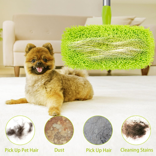 Reusable Microfiber Mop Pads , Tile & Laminate Floor Cleaning (4 Pack).