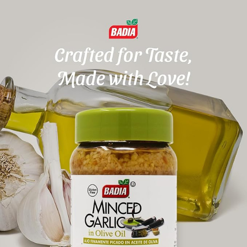 Badia Minced Garlic β 8 oz Jar