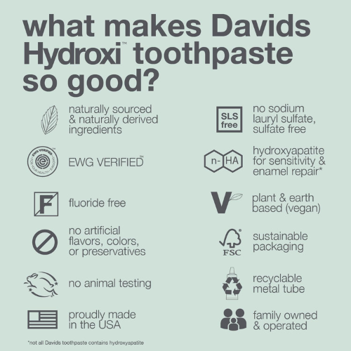 Davids Fluoride-Free Nano Hydroxyapatite Toothpaste