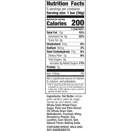 Nature Valley Strawberry Wafer Bars 5 Crispy Creamy Bars