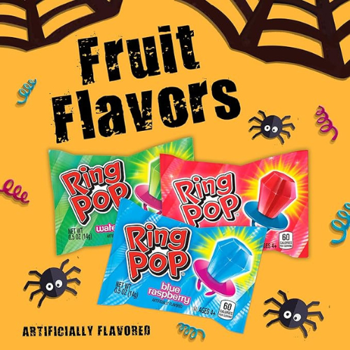 Ring Pop Lollipops – 20 Ct Variety Pack, Individually Wrapped