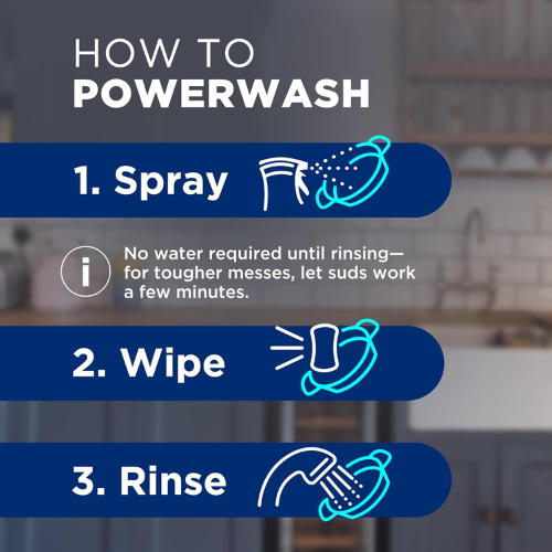 Dawn Platinum Powerwash Dish Spray Fresh Scent , Pack of 4.