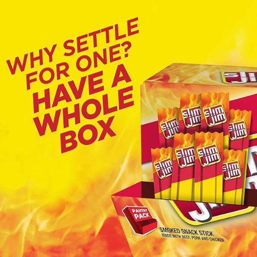 Slim Jim Original Meat Sticks β 46-Pack (0.28 oz Each)