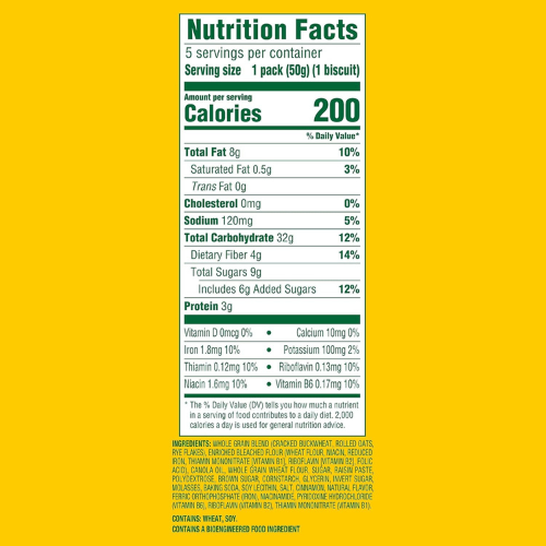 belVita Soft Baked Cinnamon Oat Breakfast Biscuits 5 Packs