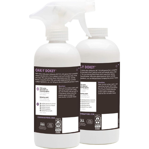BETTER LIFE Wood Furniture Polish , 16oz (2 Pack).