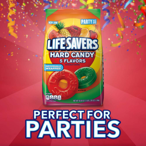Life Savers Hard Candy Bag 5 Flavors , 50oz Party Size