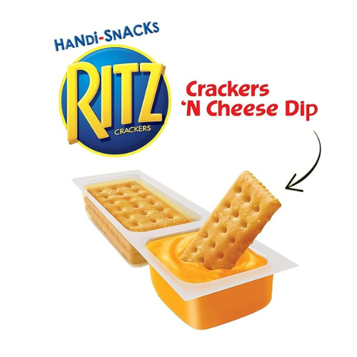 Handi-Snacks RITZ Crackers & Cheese Dip β 20 Snack Packs