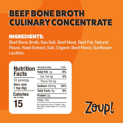 Zoup! Good Really Good Beef Bone Broth Concentrate , 7 oz (1 Pack)