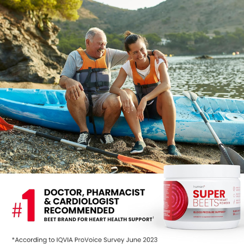 humanN SuperBeets Powder – Heart Health Support, Black Cherry Flavor, 30 Servings