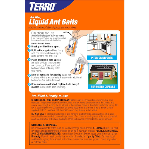 TERRO T300B Liquid Ant Killer Bait Stations – 12 Pack