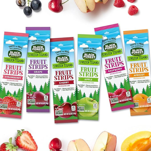 Stretch Island Fruit Strips Variety Pack – 48 Count (No Added Sugar)