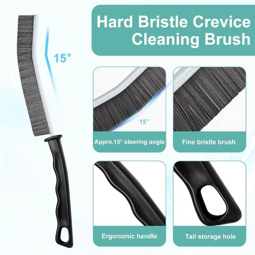 Crevice Cleaning Brush Set , 3 Pack.