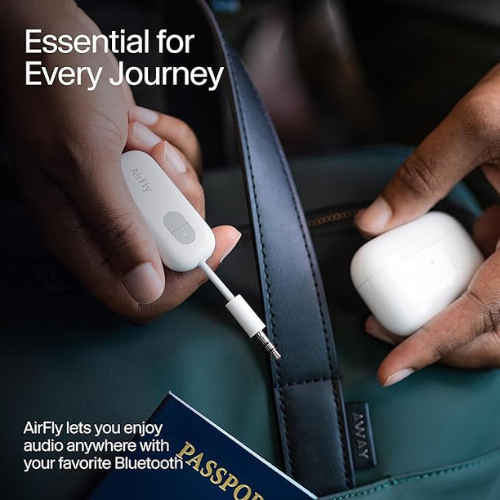 Twelve South AirFly SE – Bluetooth Audio Adapter, 20H Battery