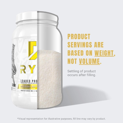 Ryse Loaded Protein Powder Low Carbs & Low Sugar 27 Servings (Blueberry Muffin)