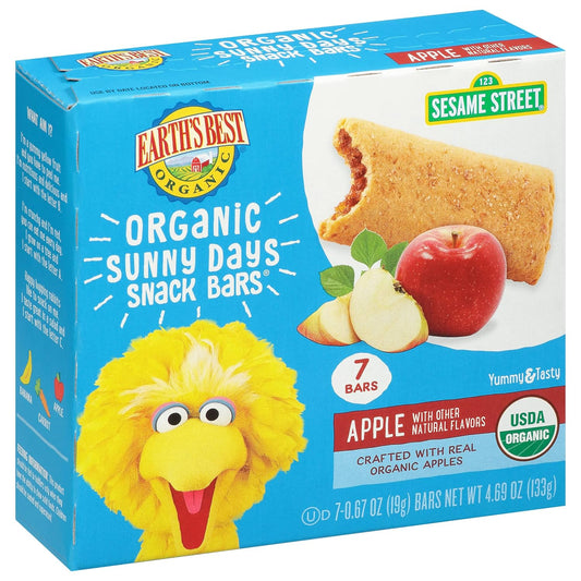 Earth’s Best Organic Apple Snack Bars , Wholesome Toddler Treats.