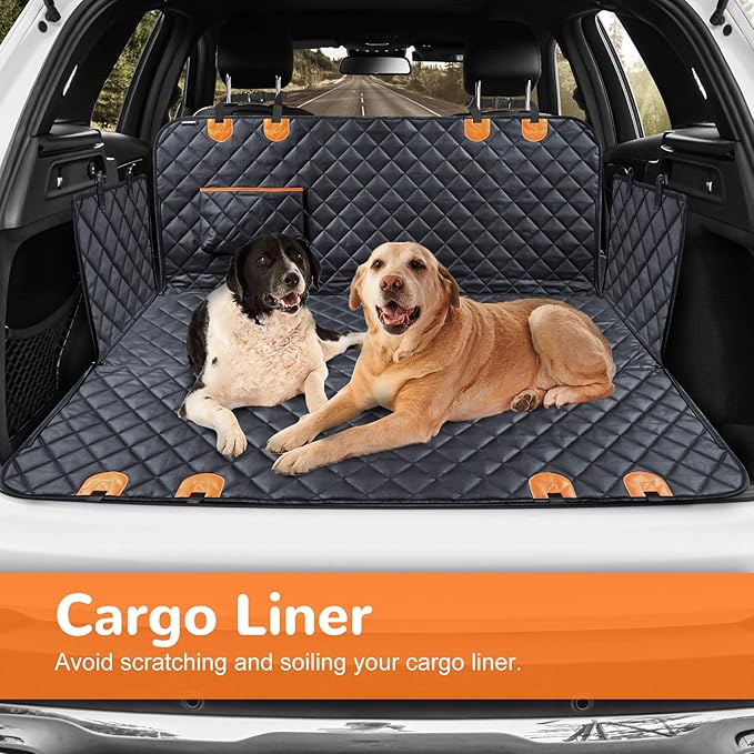 URPOWER Dog Car Seat Cover β Waterproof Hammock for Back Seats