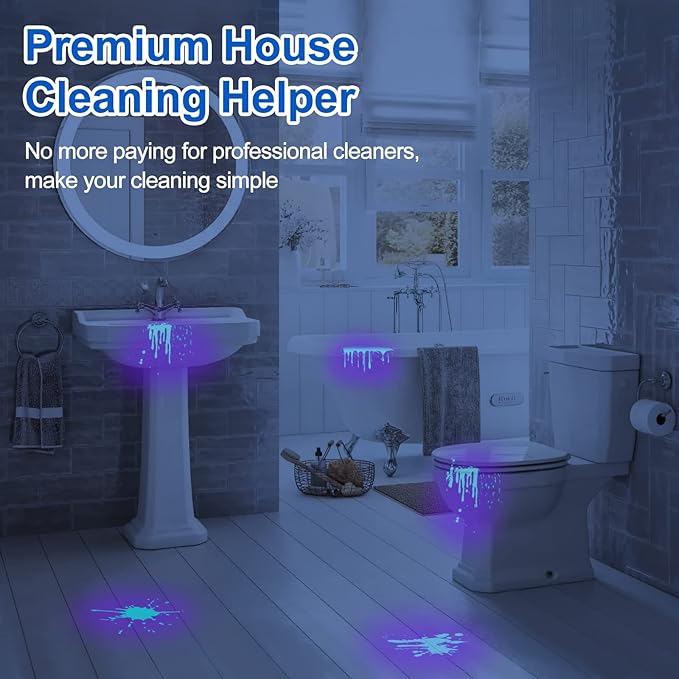 Vansky UV Blacklight Flashlight – 12 LED Pet Urine & Stain Detector