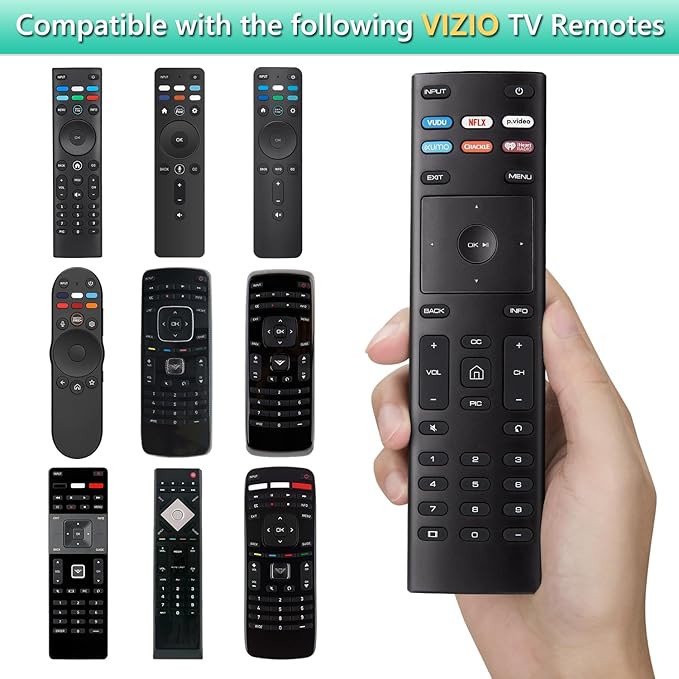 Universal Remote for VIZIO Smart TV – XRT136 Replacement