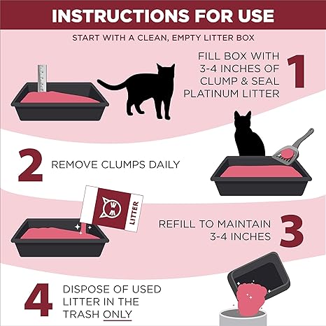 ARM & HAMMER Clump & Seal Cat Litter β 18lb, 14-Day Odor Control
