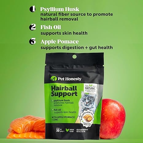 Cat Hairball Chews – 90-Day Chicken Treats