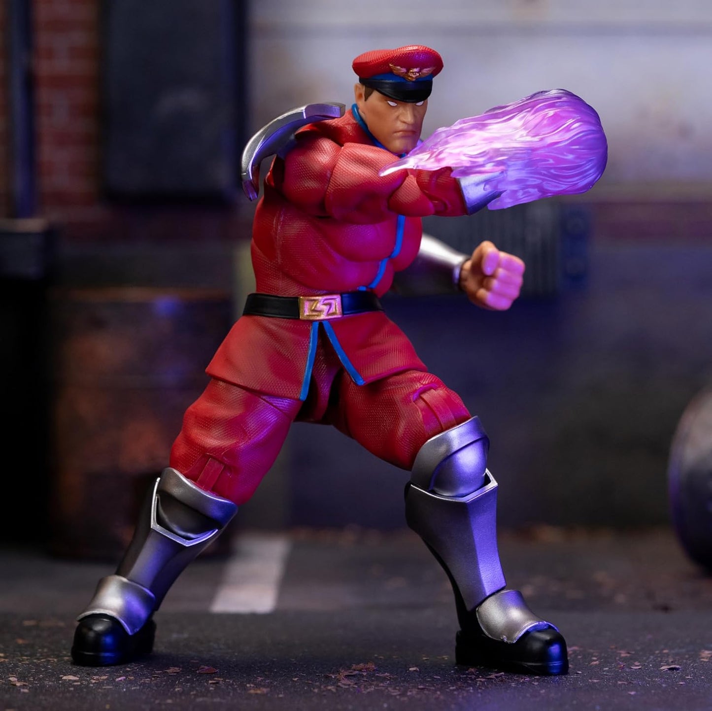 Jada Toys – Street Fighter II M. Bison Action Figure – 1:12 Scale, 6" Tall