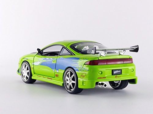 Fast & Furious 1:24 Brian's Mitsubishi Eclipse Die-Cast Car – Collectible Toy for Kids & Adults