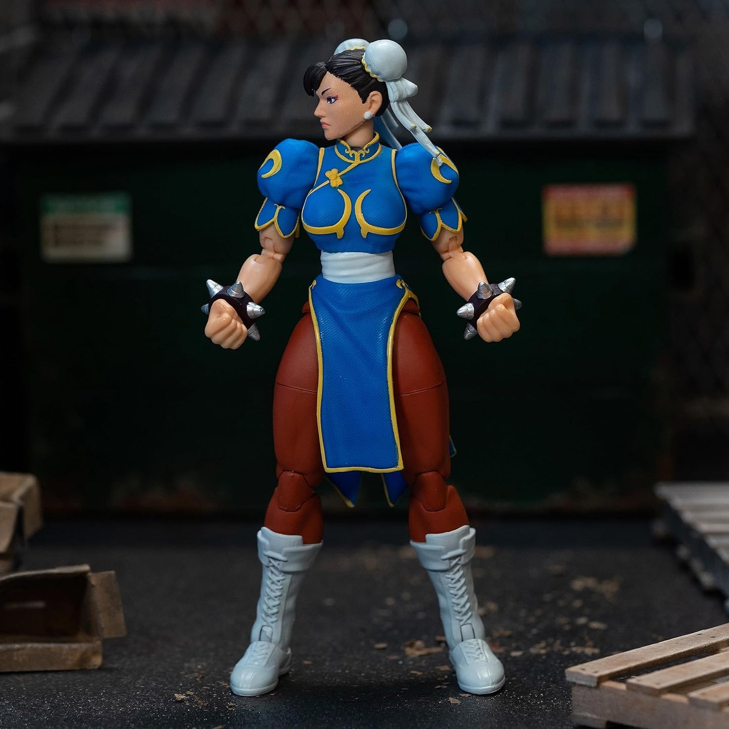 Street Fighter II 6" Chun Li Action Figure – 1:12 Scale, Toys for Kids and Adults