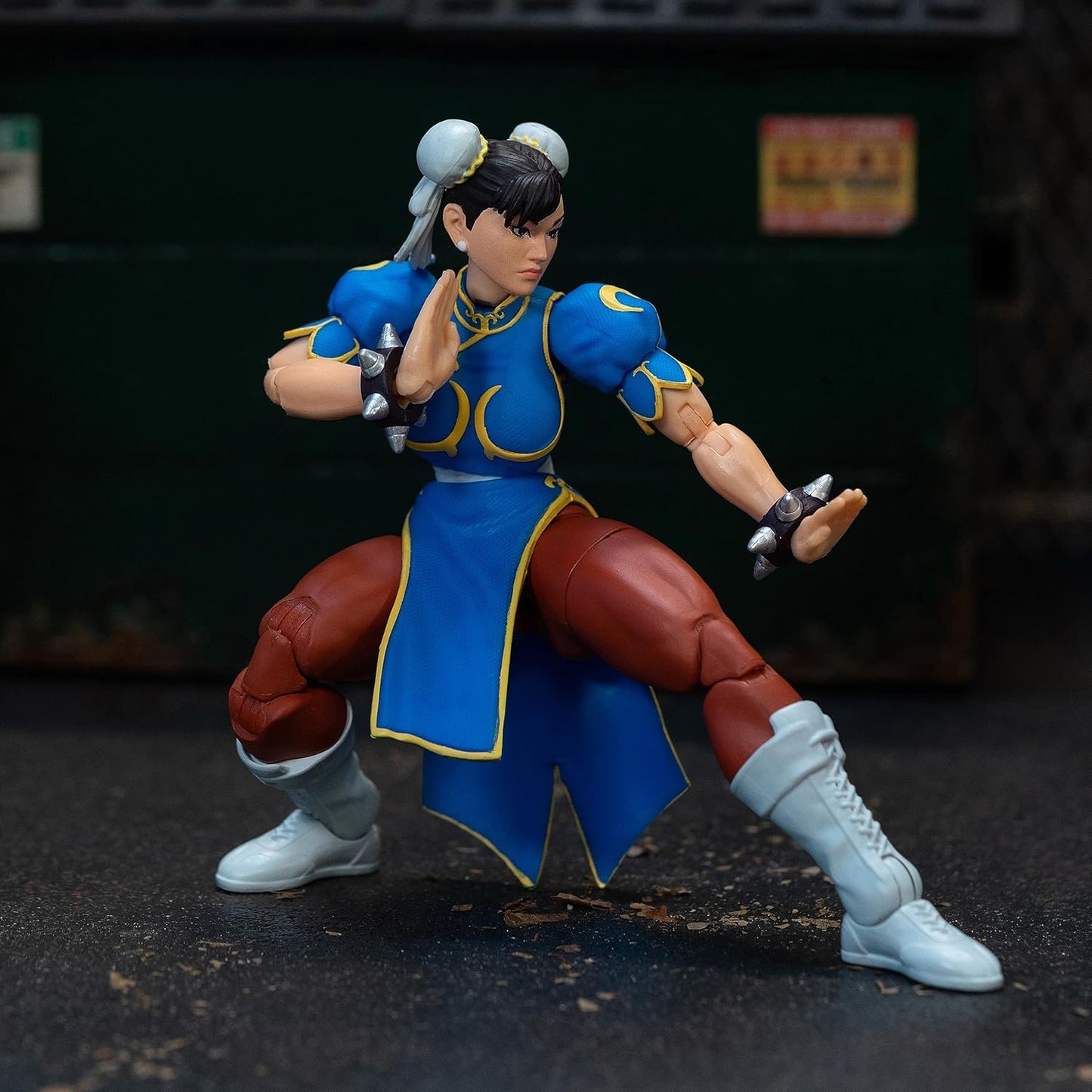 Street Fighter II 6" Chun Li Action Figure – 1:12 Scale, Toys for Kids and Adults