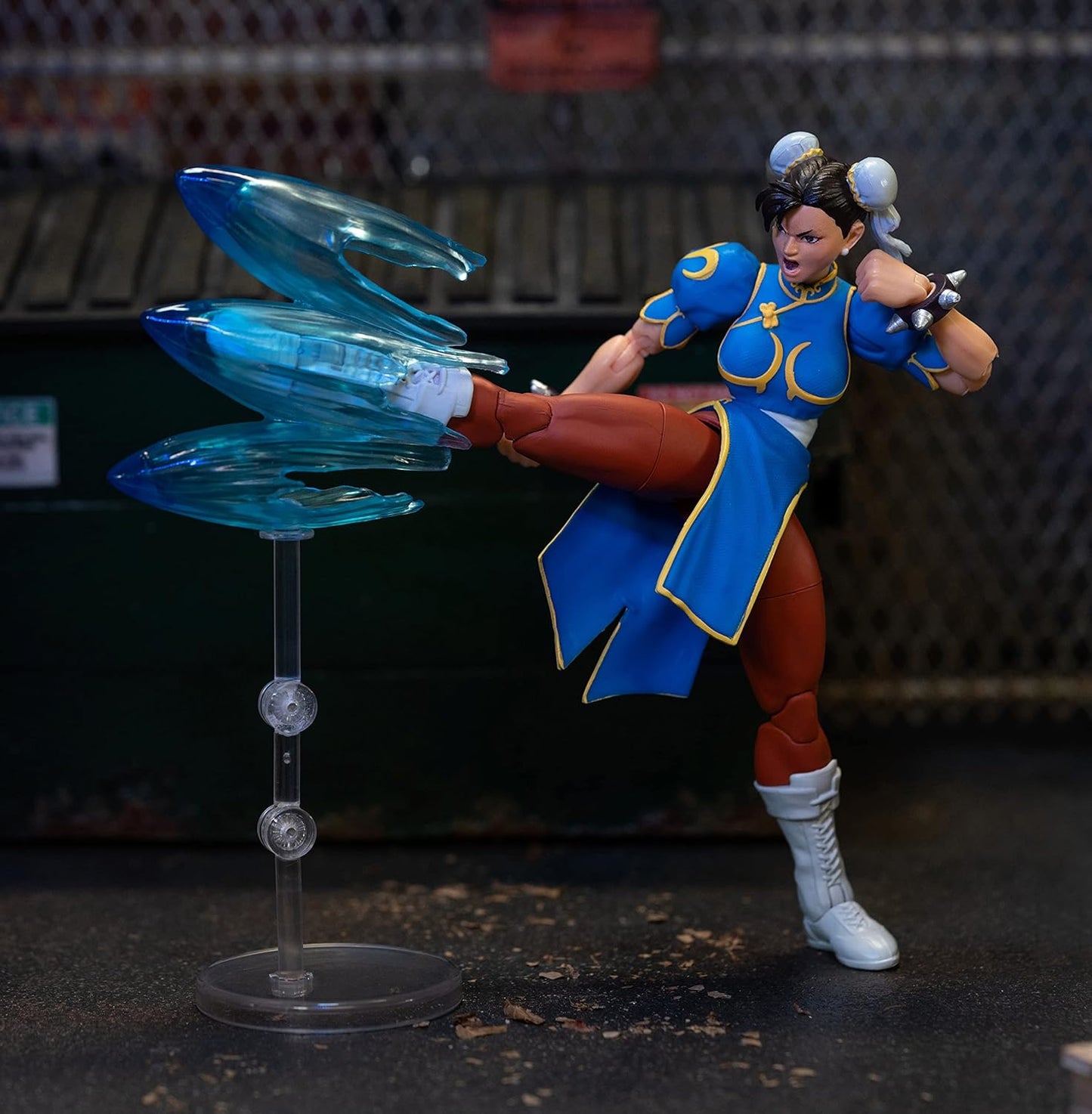 Street Fighter II 6" Chun Li Action Figure – 1:12 Scale, Toys for Kids and Adults