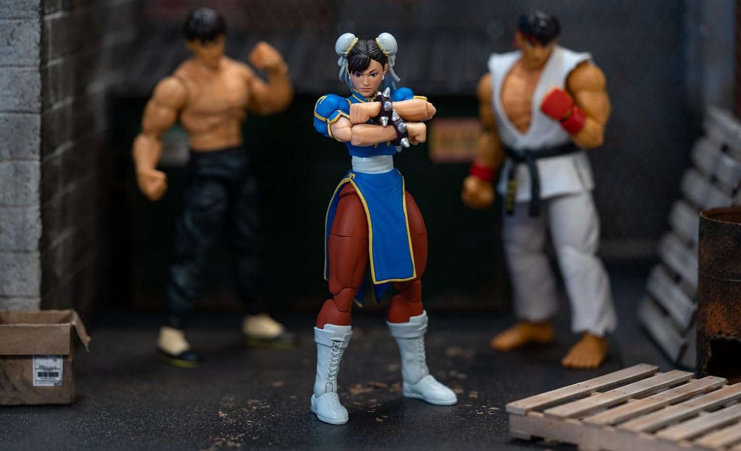 Street Fighter II 6" Chun Li Action Figure – 1:12 Scale, Toys for Kids and Adults