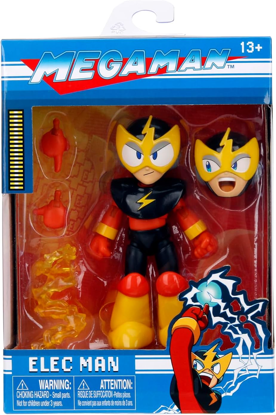 Jada Toys Mega Man 4" Elec Man – 1:12 Scale Action Figure, Wave 2