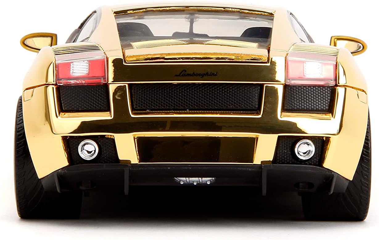Fast & Furious 1:24 Lamborghini Gallardo Gold Chrome Die-Cast Car