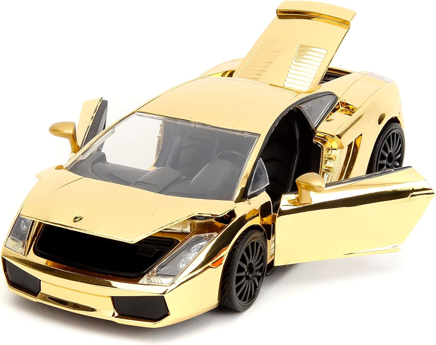 Fast & Furious 1:24 Lamborghini Gallardo Gold Chrome Die-Cast Car