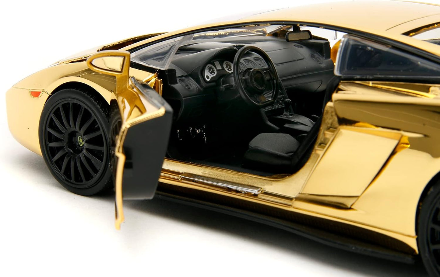 Fast & Furious 1:24 Lamborghini Gallardo Gold Chrome Die-Cast Car