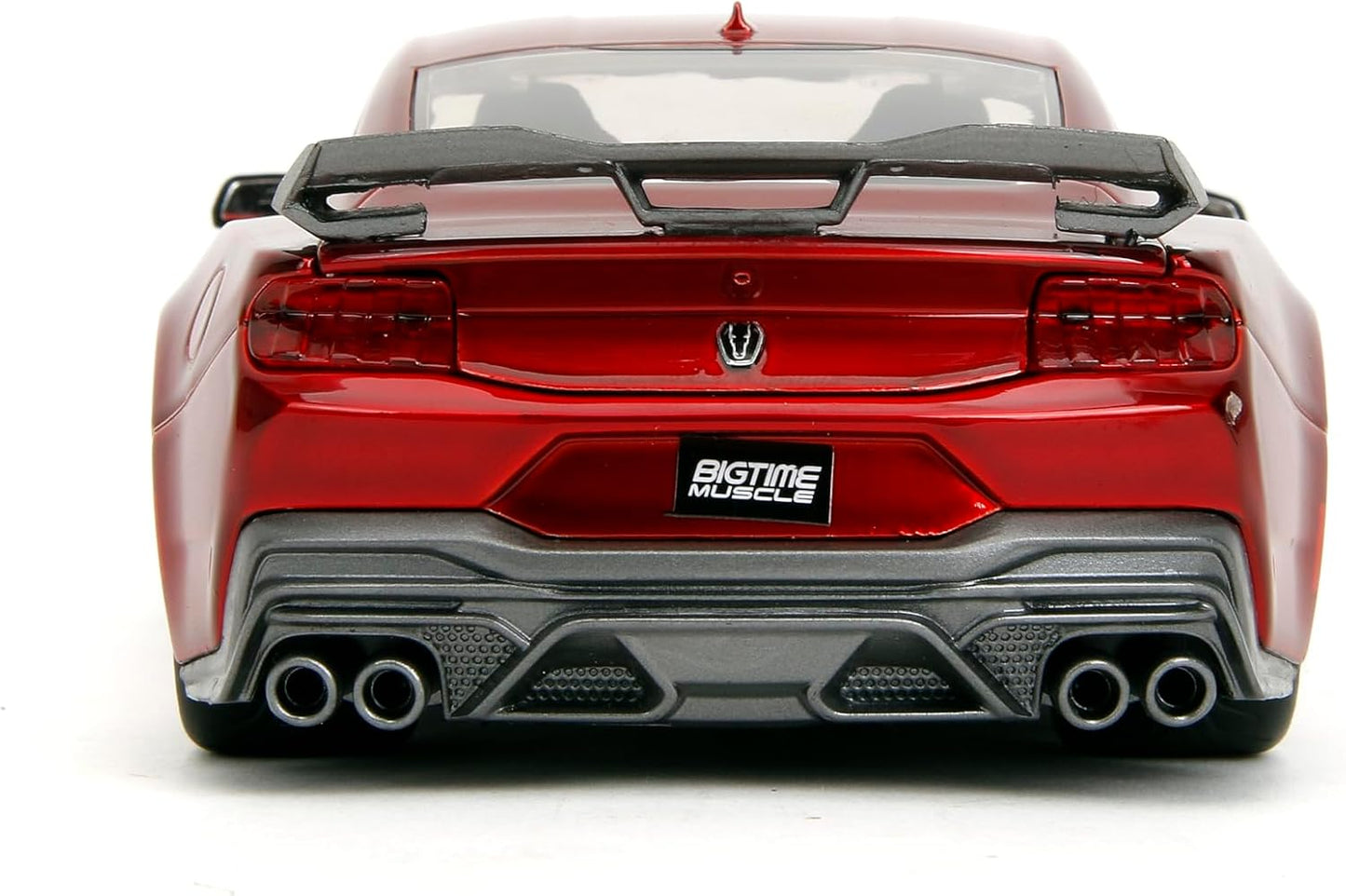 Big Time Muscle 1:24 2024 Ford Mustang GT Dark Horse Die-Cast Car – Candy Red