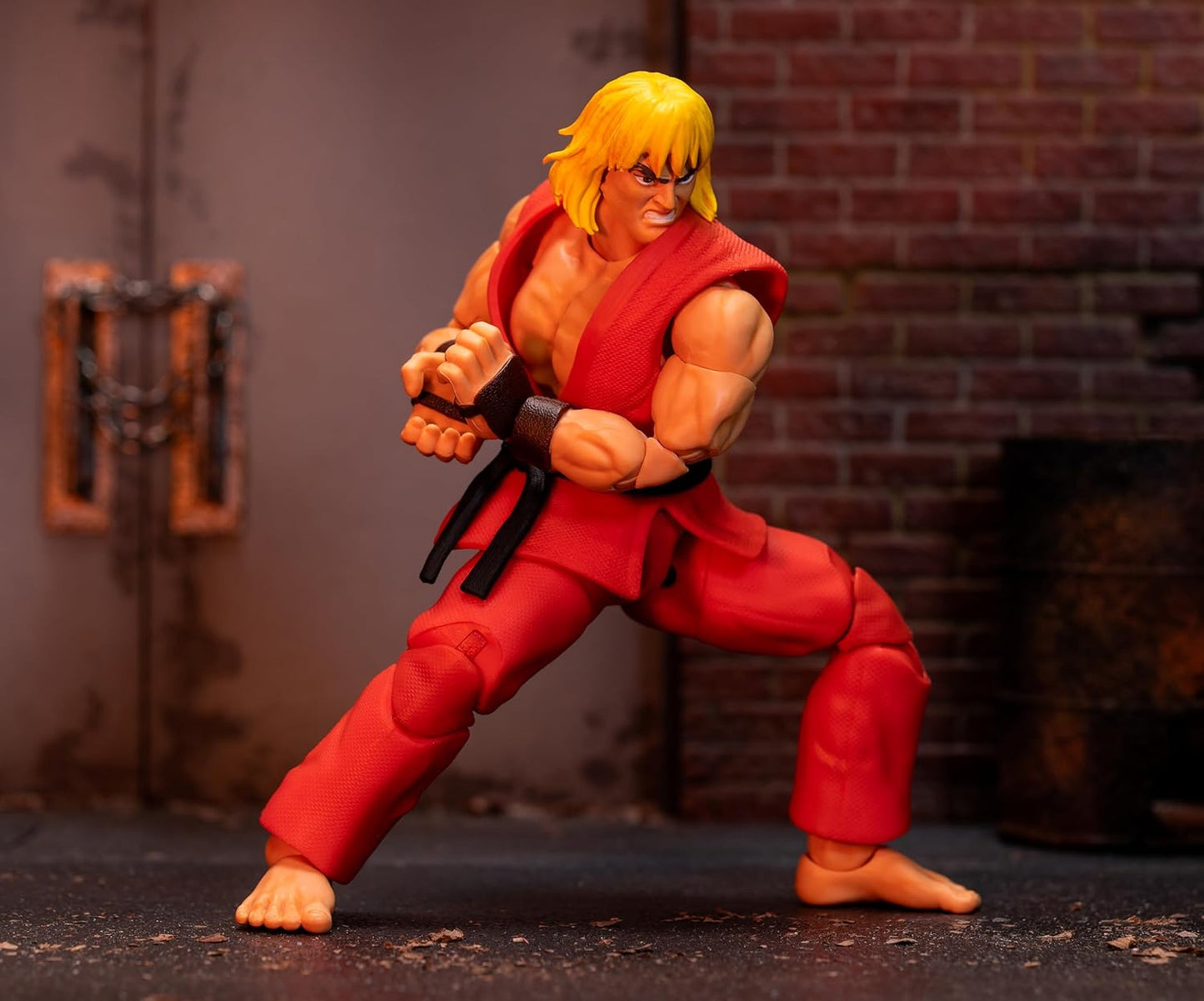 Jada Toys Street Fighter II 6" Ken Action Figure – 1:12 Scale, Toys for Kids and Adults