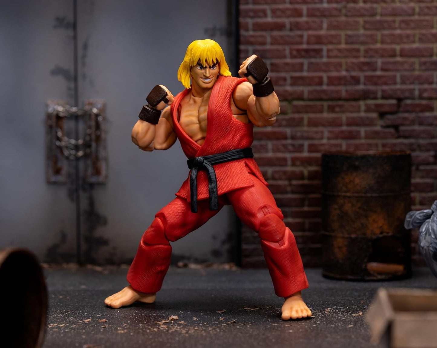 Jada Toys Street Fighter II 6" Ken Action Figure – 1:12 Scale, Toys for Kids and Adults
