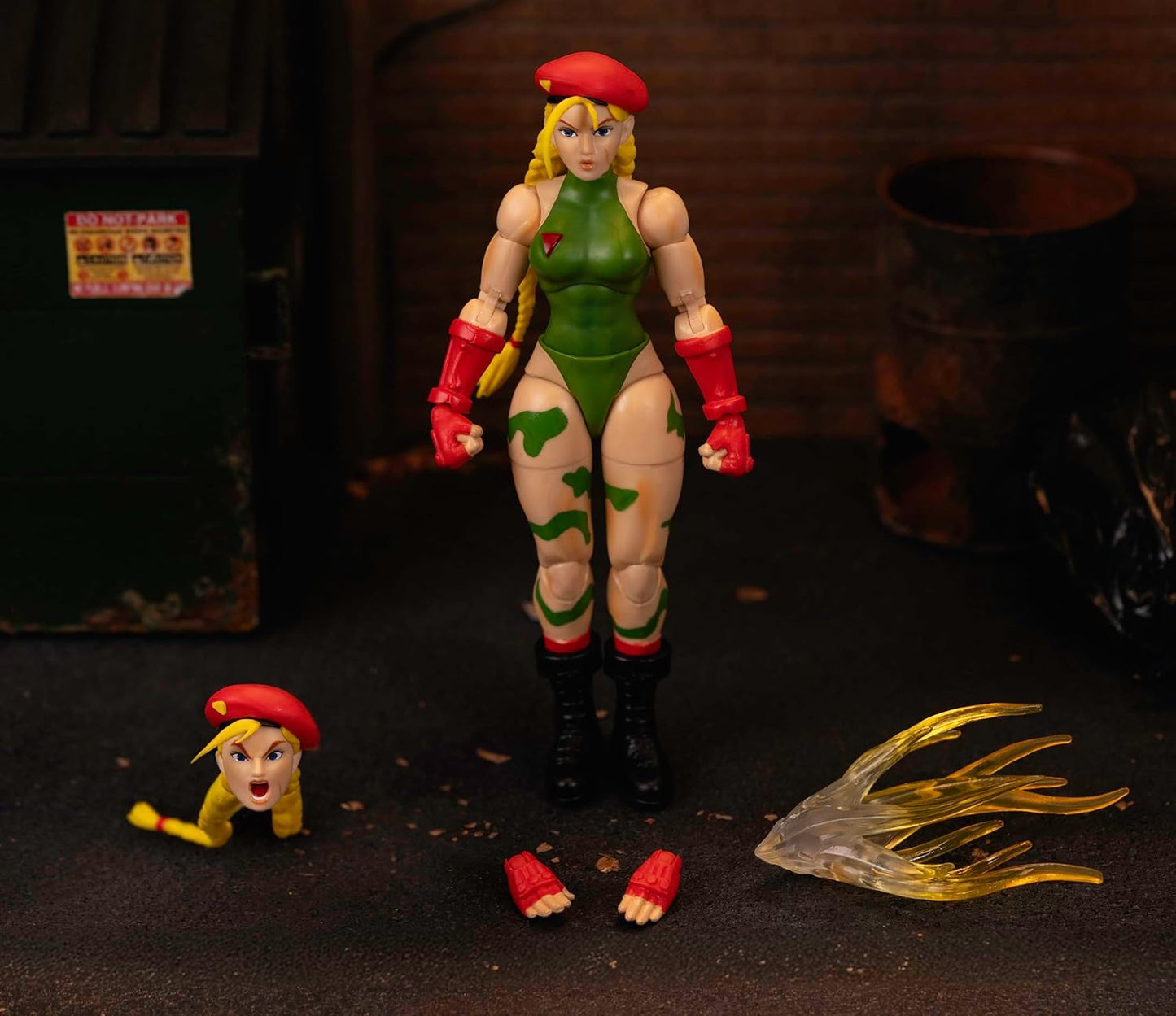 Jada Toys – Street Fighter II Cammy Action Figure – 1:12 Scale, 6" Tall