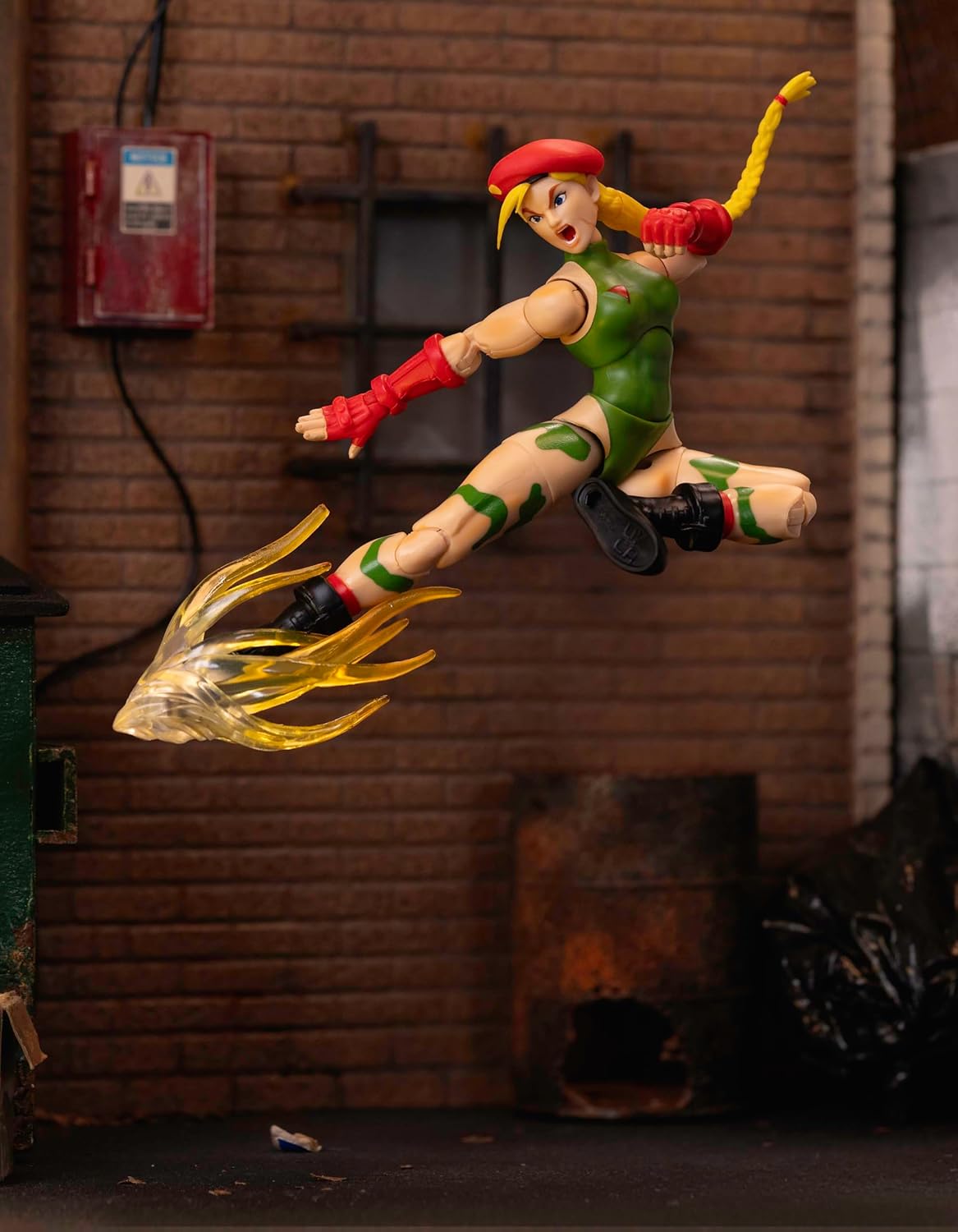 Jada Toys – Street Fighter II Cammy Action Figure – 1:12 Scale, 6" Tall