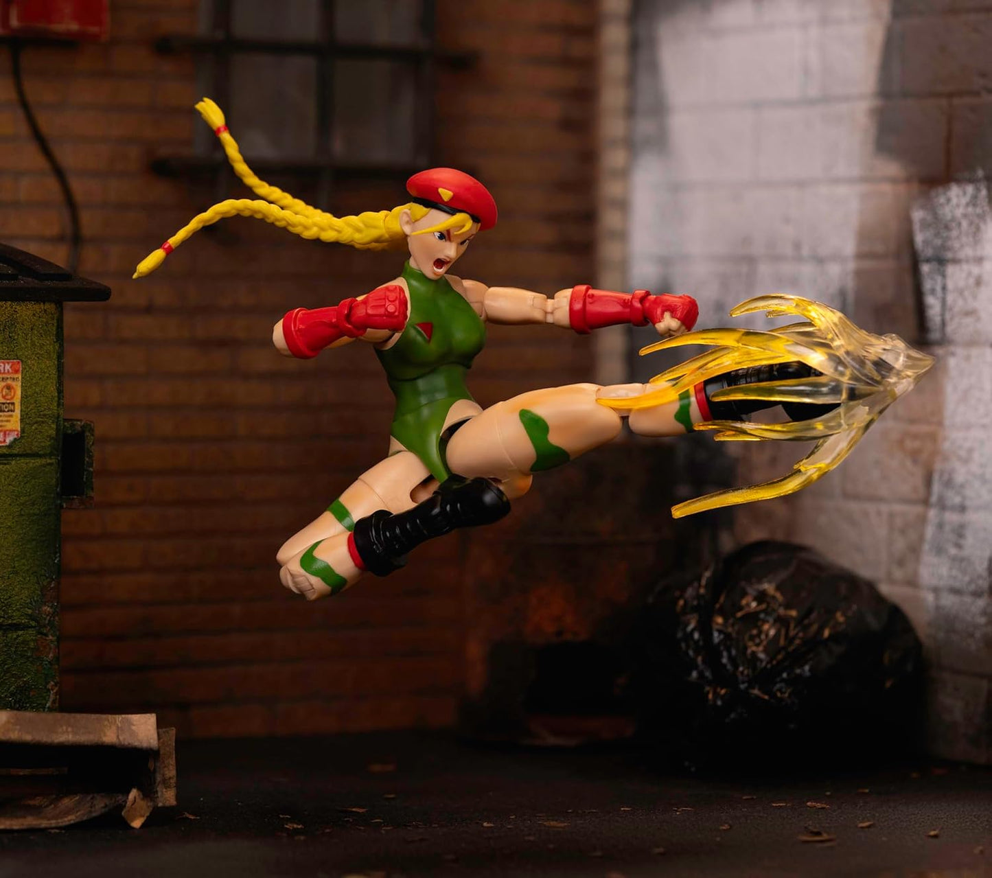 Jada Toys – Street Fighter II Cammy Action Figure – 1:12 Scale, 6" Tall